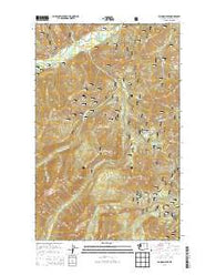 Hoodoo Peak Washington Current topographic map, 1:24000 scale, 7.5 X 7.5 Minute, Year 2014