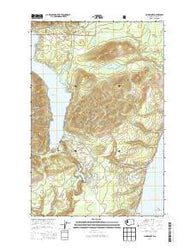 Hoodsport Washington Current topographic map, 1:24000 scale, 7.5 X 7.5 Minute, Year 2014