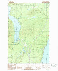 Hoodsport Washington Historical topographic map, 1:24000 scale, 7.5 X 7.5 Minute, Year 1985