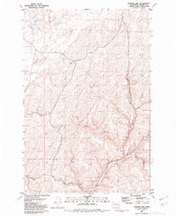 Hooper Lake Washington Historical topographic map, 1:24000 scale, 7.5 X 7.5 Minute, Year 1981