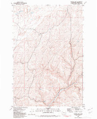 Hooper Lake Washington Historical topographic map, 1:24000 scale, 7.5 X 7.5 Minute, Year 1981
