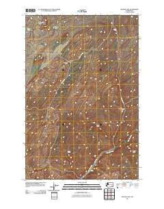 Hooper Lake Washington Historical topographic map, 1:24000 scale, 7.5 X 7.5 Minute, Year 2011