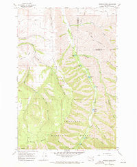 Hopkins Ridge Washington Historical topographic map, 1:24000 scale, 7.5 X 7.5 Minute, Year 1967