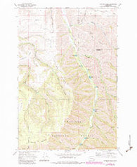 Hopkins Ridge Washington Historical topographic map, 1:24000 scale, 7.5 X 7.5 Minute, Year 1967