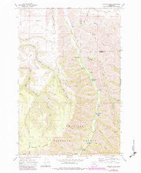 Hopkins Ridge Washington Historical topographic map, 1:24000 scale, 7.5 X 7.5 Minute, Year 1967