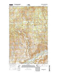 Hopkins Canyon Washington Current topographic map, 1:24000 scale, 7.5 X 7.5 Minute, Year 2014