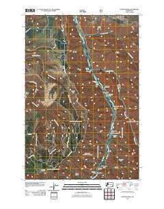 Hopkins Ridge Washington Historical topographic map, 1:24000 scale, 7.5 X 7.5 Minute, Year 2011