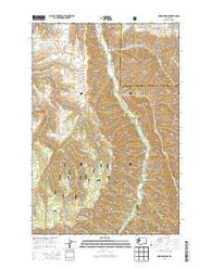Hopkins Ridge Washington Current topographic map, 1:24000 scale, 7.5 X 7.5 Minute, Year 2013