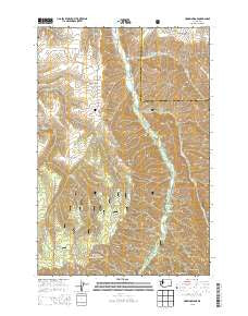 Hopkins Ridge Washington Current topographic map, 1:24000 scale, 7.5 X 7.5 Minute, Year 2013