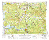 Hoquiam Washington Historical topographic map, 1:250000 scale, 1 X 2 Degree, Year 1958
