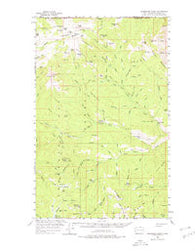 Horseshoe Basin Washington Historical topographic map, 1:62500 scale, 15 X 15 Minute, Year 1956