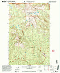 Horseshoe Basin Washington Historical topographic map, 1:24000 scale, 7.5 X 7.5 Minute, Year 2001