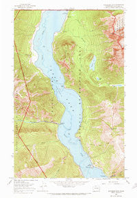 Hozomeen Mtn Washington Historical topographic map, 1:24000 scale, 7.5 X 7.5 Minute, Year 1969