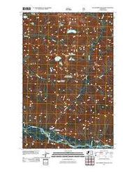 Huckleberry Mountain Washington Historical topographic map, 1:24000 scale, 7.5 X 7.5 Minute, Year 2011