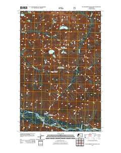 Huckleberry Mountain Washington Historical topographic map, 1:24000 scale, 7.5 X 7.5 Minute, Year 2011