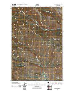 Hudson Creek Washington Historical topographic map, 1:24000 scale, 7.5 X 7.5 Minute, Year 2011