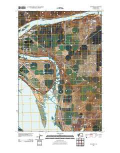 Humorist Washington Historical topographic map, 1:24000 scale, 7.5 X 7.5 Minute, Year 2011