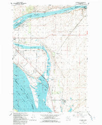 Humorist Washington Historical topographic map, 1:24000 scale, 7.5 X 7.5 Minute, Year 1992