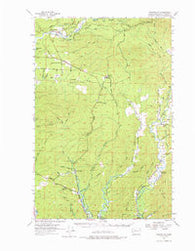 Humptulips Washington Historical topographic map, 1:62500 scale, 15 X 15 Minute, Year 1955