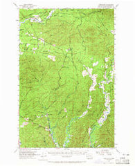 Humptulips Washington Historical topographic map, 1:62500 scale, 15 X 15 Minute, Year 1955