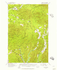 Humptulips Washington Historical topographic map, 1:62500 scale, 15 X 15 Minute, Year 1955