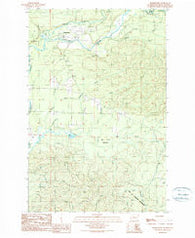Humptulips Washington Historical topographic map, 1:24000 scale, 7.5 X 7.5 Minute, Year 1990