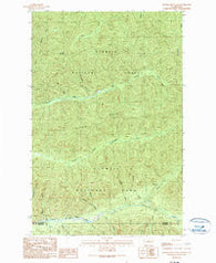 Hunger Mountain Washington Historical topographic map, 1:24000 scale, 7.5 X 7.5 Minute, Year 1990