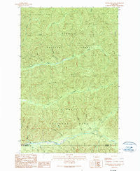 Hunger Mountain Washington Historical topographic map, 1:24000 scale, 7.5 X 7.5 Minute, Year 1990