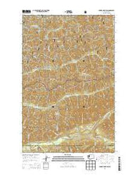 Hunger Mountain Washington Current topographic map, 1:24000 scale, 7.5 X 7.5 Minute, Year 2014