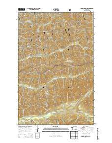 Hunger Mountain Washington Current topographic map, 1:24000 scale, 7.5 X 7.5 Minute, Year 2014