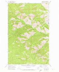 Hungry Mtn Washington Historical topographic map, 1:24000 scale, 7.5 X 7.5 Minute, Year 1968