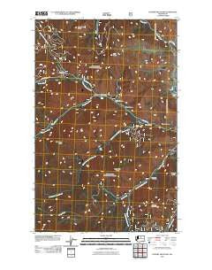 Hungry Mountain Washington Historical topographic map, 1:24000 scale, 7.5 X 7.5 Minute, Year 2011