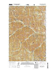 Hungry Mountain Washington Current topographic map, 1:24000 scale, 7.5 X 7.5 Minute, Year 2014