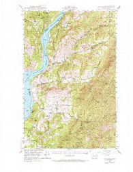 Hunters Washington Historical topographic map, 1:62500 scale, 15 X 15 Minute, Year 1948