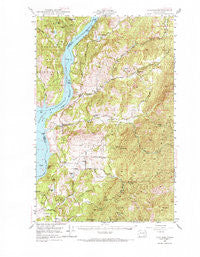 Hunters Washington Historical topographic map, 1:62500 scale, 15 X 15 Minute, Year 1948