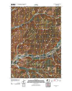 Huntsville Washington Historical topographic map, 1:24000 scale, 7.5 X 7.5 Minute, Year 2011