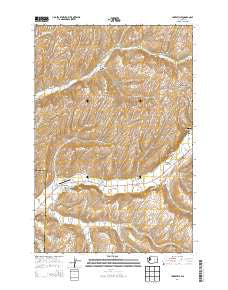 Huntsville Washington Current topographic map, 1:24000 scale, 7.5 X 7.5 Minute, Year 2014