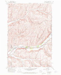 Huntsville Washington Historical topographic map, 1:24000 scale, 7.5 X 7.5 Minute, Year 1967