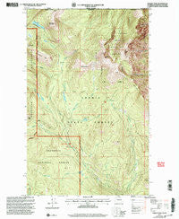 Hurley Peak Washington Historical topographic map, 1:24000 scale, 7.5 X 7.5 Minute, Year 2001
