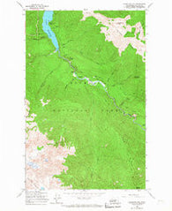 Hurricane Hill Washington Historical topographic map, 1:24000 scale, 7.5 X 7.5 Minute, Year 1950