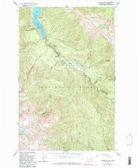 Hurricane Hill Washington Historical topographic map, 1:24000 scale, 7.5 X 7.5 Minute, Year 1950