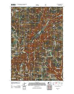 Husum Washington Historical topographic map, 1:24000 scale, 7.5 X 7.5 Minute, Year 2011