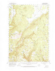 Husum Washington Historical topographic map, 1:62500 scale, 15 X 15 Minute, Year 1957