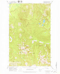 Illabot Peaks Washington Historical topographic map, 1:24000 scale, 7.5 X 7.5 Minute, Year 1966