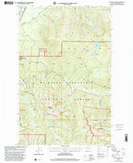 Illabot Peaks Washington Historical topographic map, 1:24000 scale, 7.5 X 7.5 Minute, Year 1999