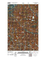 Illabot Peaks Washington Historical topographic map, 1:24000 scale, 7.5 X 7.5 Minute, Year 2011