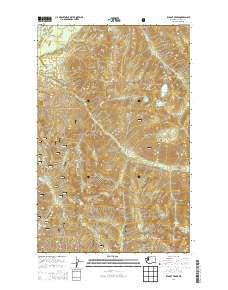 Illabot Peaks Washington Current topographic map, 1:24000 scale, 7.5 X 7.5 Minute, Year 2014