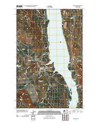 Inchelium Washington Historical topographic map, 1:24000 scale, 7.5 X 7.5 Minute, Year 2011