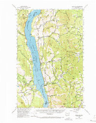 Inchelium Washington Historical topographic map, 1:62500 scale, 15 X 15 Minute, Year 1950