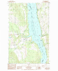 Inchelium Washington Historical topographic map, 1:24000 scale, 7.5 X 7.5 Minute, Year 1985